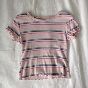 Striped pink shirt from Arizona Jean Co